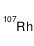 rhodium-107 Structure