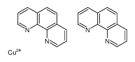 bis(1,10-phenanthroline)copper(2+) ion结构式