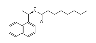 (R)-N-(1-(naphthalen-1-yl)ethyl)octanamide结构式