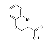 3-(2-溴苯氧基)丙酸结构式