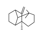 (4S)-4,8,8-trimethyl-9-methylenedecahydro-1,4-methanoazulene Structure