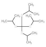 Propane,2,2',2'',2'''-[methanetetrayltetrakis(thio)]tetrakis- (9CI)结构式