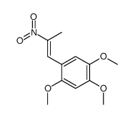1-(2,4,5-三甲氧基苯基)-2-硝基丙烯结构式