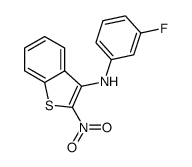 N-(3-fluorophenyl)-2-nitro-1-benzothiophen-3-amine Structure