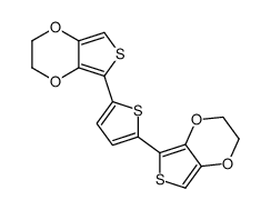 5-[5-(2,3-dihydrothieno[3,4-b][1,4]dioxin-5-yl)thiophen-2-yl]-2,3-dihydrothieno[3,4-b][1,4]dioxine结构式