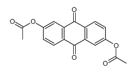 2,6-Diacetoxy-9,10-anthraquinone结构式