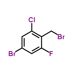 2-Fluoro-4-bromo-6-chlorobenzyl bromide Structure