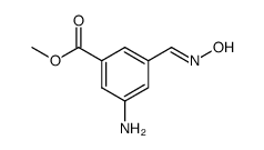 Benzoic acid, 3-amino-5-[(hydroxyimino)methyl]-, methyl ester (9CI) Structure