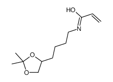 N-[4-(2,2-dimethyl-1,3-dioxolan-4-yl)butyl]prop-2-enamide Structure