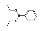 bis-ethylsulfanyl-phenyl-borane结构式
