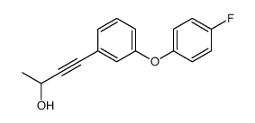4-(3-(4-FLUOROPHENOXY)PHENYL)BUT-3-YN-2-OL结构式