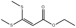 3,3-双(甲硫基)丙烯酸乙酯结构式