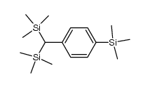 [Bis(trimethylsilyl)methyl]-p-trimethylsilylbenzene结构式