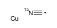 铜(I)氰化-15N结构式