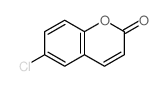 2H-1-Benzopyran-2-one,6-chloro- Structure