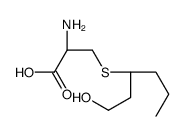 (2R)-2-amino-3-(1-hydroxyhexan-3-ylsulfanyl)propanoic acid Structure