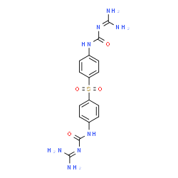 1,1'-[Sulfonyldi(p-phenylene)]bis(3-amidinourea) Structure