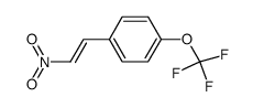 β-硝基-4-(三氟甲氧基)苯乙烯结构式