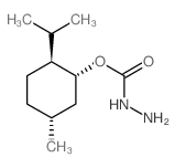 [(1R,2S,5R)-5-methyl-2-propan-2-yl-cyclohexyl] N-aminocarbamate结构式