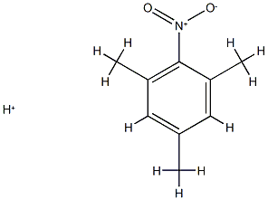 Mesitylene,2-nitro-,conjugate acid (8CI) Structure