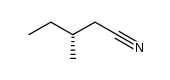 (R)-3-methylpentanenitrile Structure