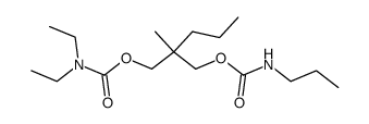 N,N-Diaethyl-N',2-dipropyl-2-methyl-1,3-dicarbamoyloxy-propan Structure