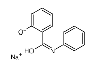 sodium 2-(anilinocarbonyl)phenolate结构式