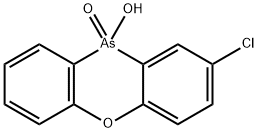 2-Chloro-10H-phenoxarsine-10-ol 10-oxide结构式