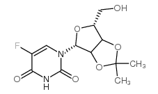 2',3'-O-异亚丙基-5-氟尿苷结构式
