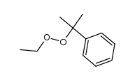 ethyl-(1-methyl-1-phenyl-ethyl)-peroxide Structure