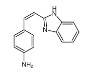 4-[(E)-2-(1H-BENZOIMIDAZOL-2-YL)VINYL]PHENYLAMINE结构式
