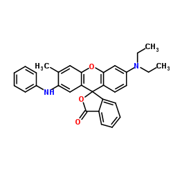 2-苯氨基-3-甲基-6-二乙氨基荧烷结构式