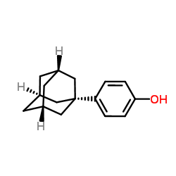 4-(1-金刚烷基)苯酚结构式