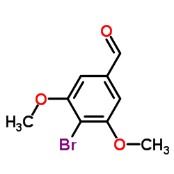 4-溴-3,5-二甲氧基苯甲醛结构式
