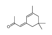 1-(3,5,5-trimethyl-2-cyclohexen-1-ylidene)acetone Structure