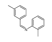 N-(2-methylphenyl)-1-(3-methylphenyl)methanimine结构式