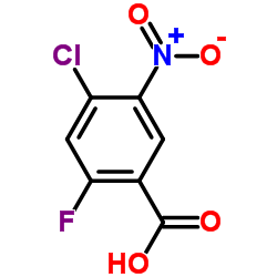 4-Chloro-2-fluoro-5-nitrobenzoic acid structure