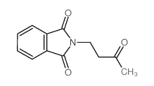 2-(3-氧代丁基)异吲哚啉-1,3-二酮结构式