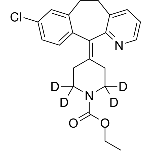 Loratadine-d4结构式