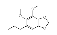 4,5-dimethoxy-6-propyl-1,3-benzodioxole Structure