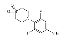 4-(1,1-dioxo-1,4-thiazinan-4-yl)-3,5-difluoroaniline Structure