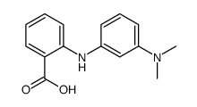 2-[3-(dimethylamino)anilino]benzoic acid结构式