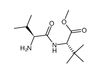 (S)-2-((S)-2-Amino-3-methyl-butyrylamino)-3,3-dimethyl-butyric acid methyl ester结构式