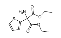 diethyl 2-amino-2-(2-thienyl)-malonate Structure