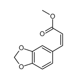 Methyl (2E)-3-(1,3-benzodioxol-5-yl)acrylate结构式