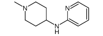 N-(1-methyl-4-piperidyl)pyridin-2-amine结构式