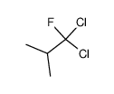 1,1-dichloro-1-fluoro-2-methyl-propane Structure