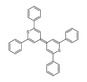 4-(2,6-diphenylthiopyran-4-ylidene)-2,6-diphenylthiopyran结构式