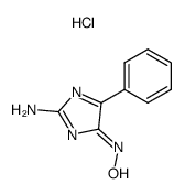 4-nitroso-5-phenyl-1(3)H-imidazol-2-ylamine, hydrochloride Structure