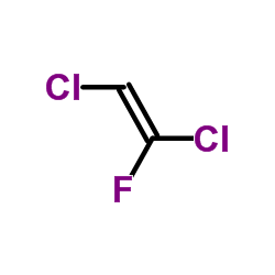 1,2-二氯-1-氟乙烯结构式